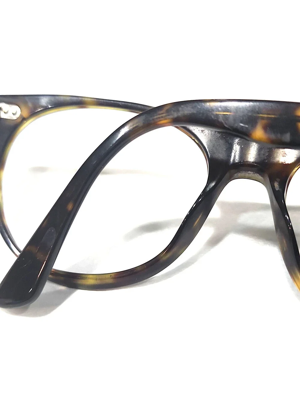 Ray Ban RB2185 902/31 Round Tortoise Eyeglasses Sunglasses Frame 55-18 145 WHA